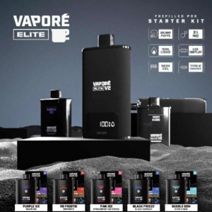 Vapore Elite V2 20k Puffs / Black V2 Batt Compatible